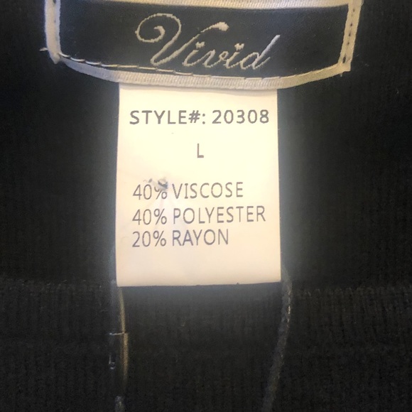 Vivid Mesh Long Sleeve Black Sweater - Picture 10 of 11